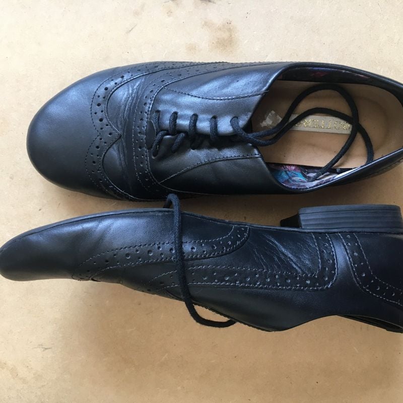38 Sapato Oxford Preto Bottero Sapato Feminino Bottero Usado