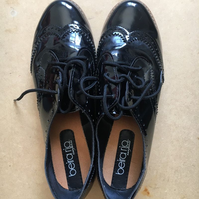 Sapato oxford 2024 preto verniz