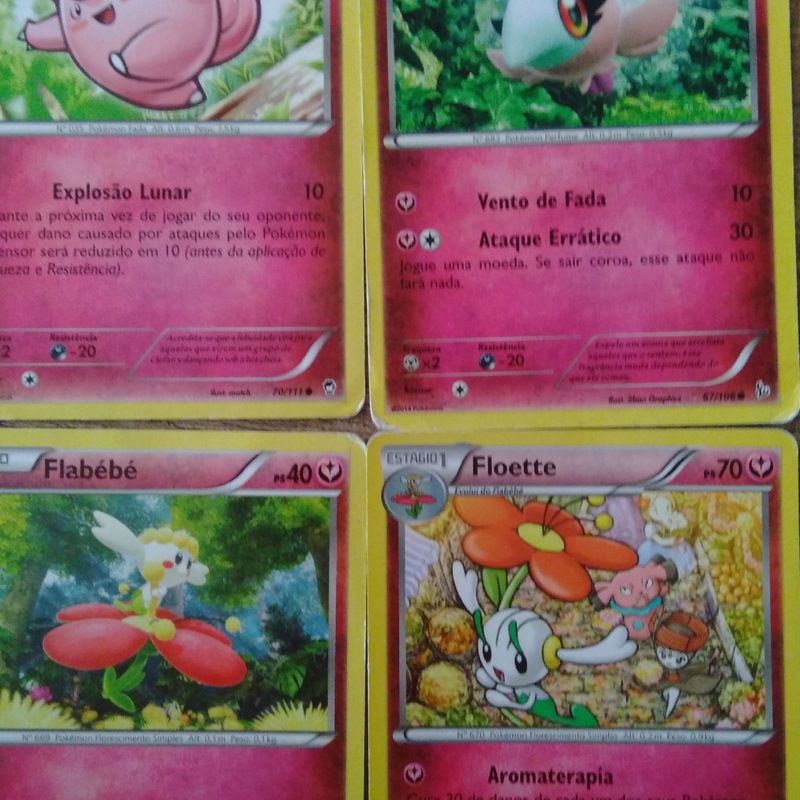 Mini Lote de Cartas Pokémon Tipo Dragão Fada e Treinador