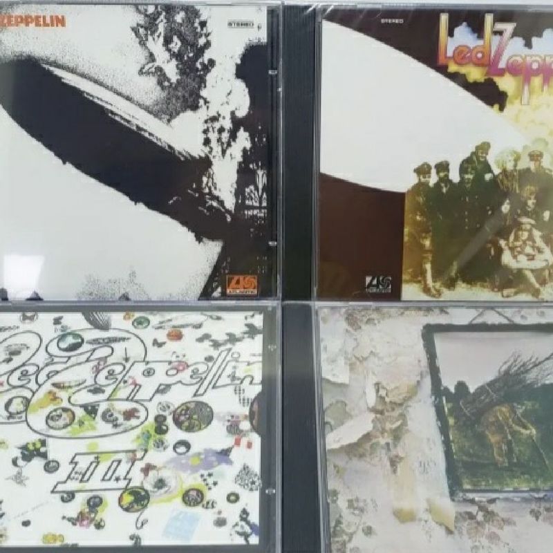 Coffins CD 3枚 Cd Box Led Zeppelin 40th Anniversary Raro Japonês Edição