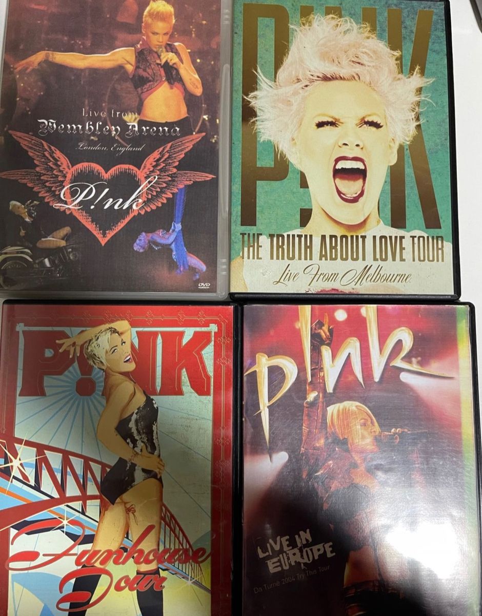 4 Dvds de Shows Pink Filme e Série Universal Usado 72113604 enjoei