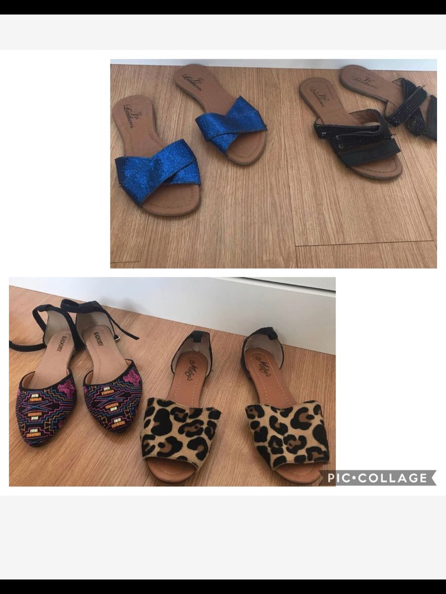 preço das rasteirinhas