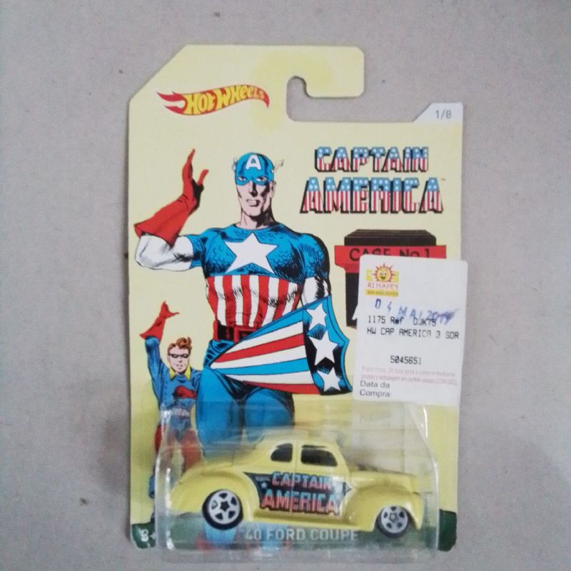 Hot wheels 40 ford coupe captain america clearance