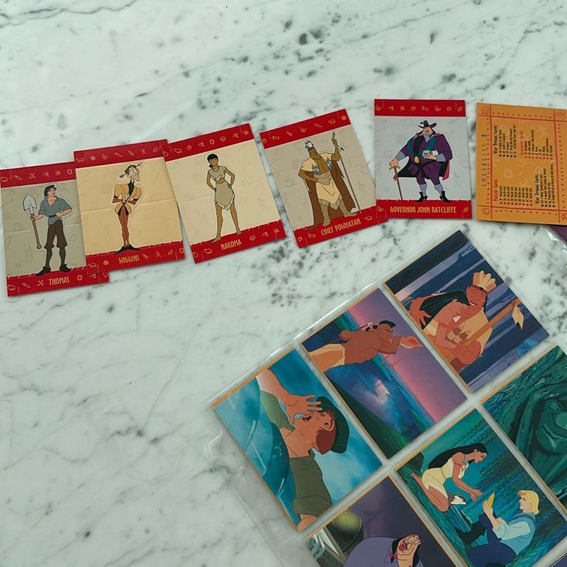 Vintage hotsell disney pocahontas cards w/ binder. Bk