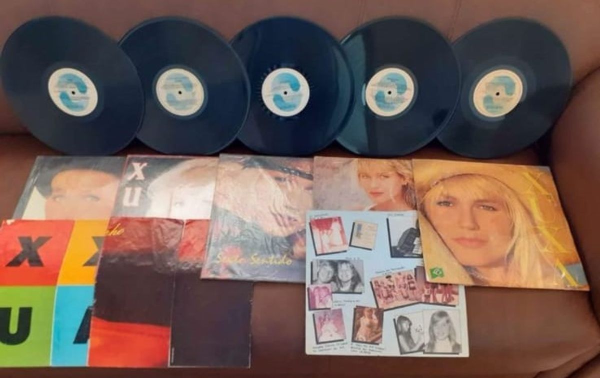 5 Discos de Vinil da Xuxa