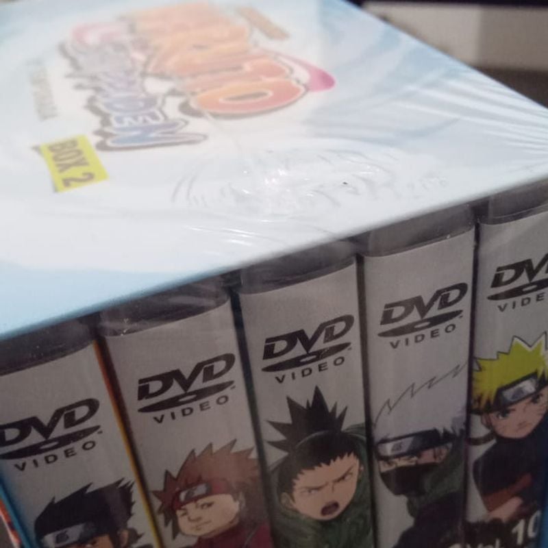 Dvd Naruto Shippuden - 2ª Temporada Box 2 - 5 Discos Lacrado