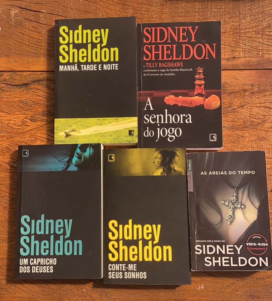 Coleção 4 livros Sidney Sheldon - Corre Que Ta Baratinho