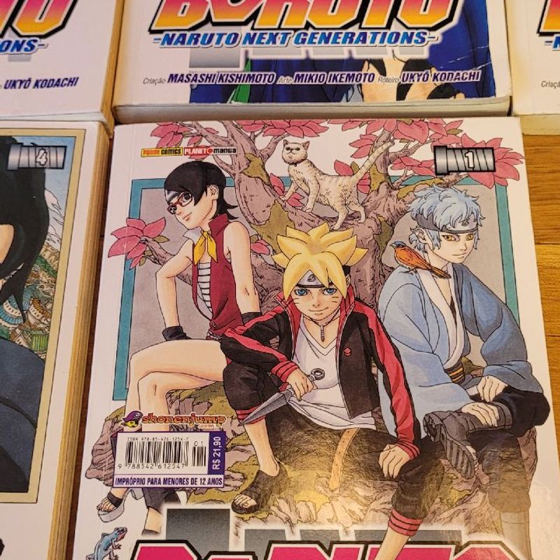 5 Mangas Boruto - Naruto Next Generations. Vol. 01, 04, 05