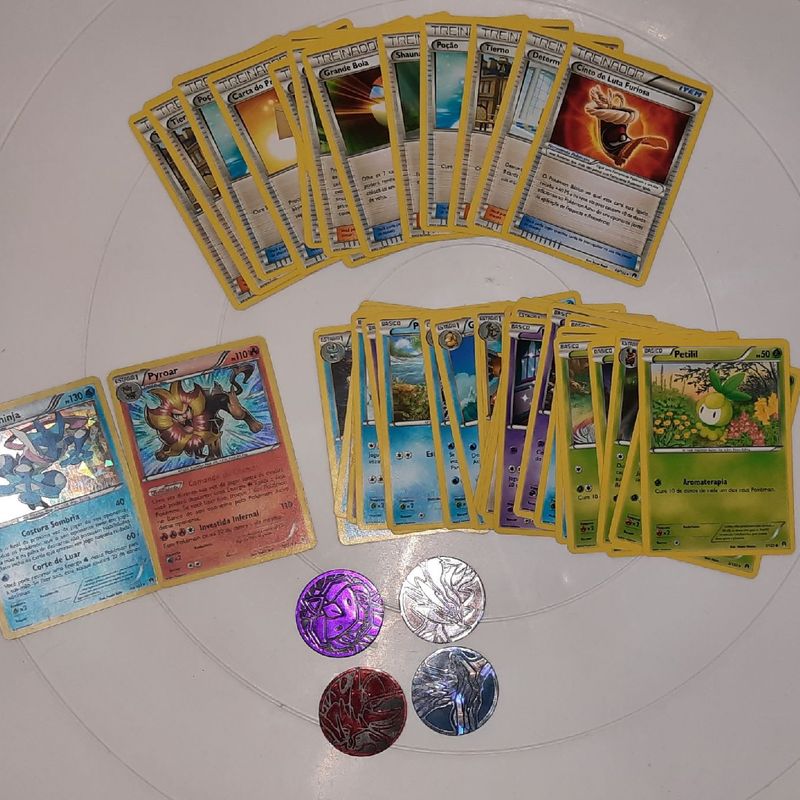 Cartas Brilhantes Pokemon, Brinquedo Pokemon Usado 82116693