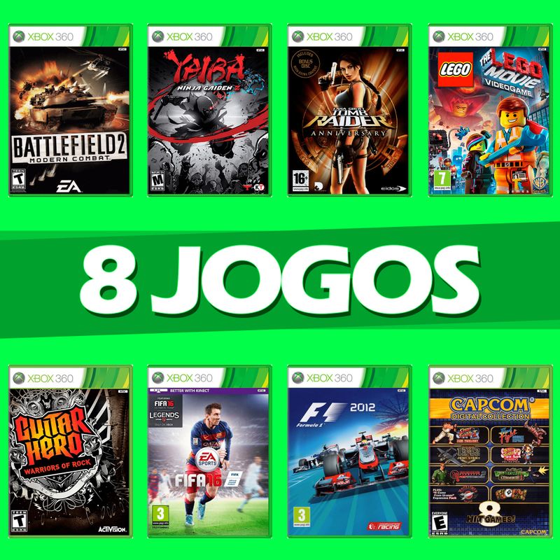 Jogos XBOX 360 - Mídia Digital (+ de 3.000 jogos) - Videogames