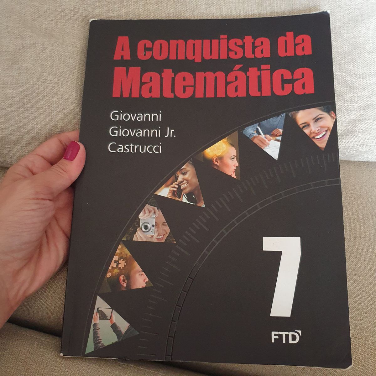 A Conquista Da Matemática 7 Ano | Livro Ftd Usado 85214529 | Enjoei