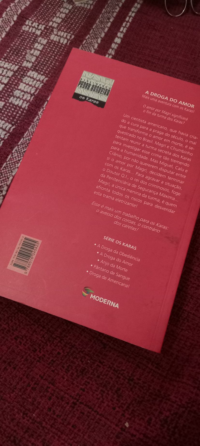 A Droga do Amor - Série "os Karas" | Livro Editora Moderna Usado ...
