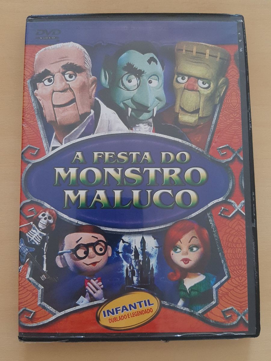 A Festa do Monstro Maluco Filme e Série Dvd Usado 62750778 enjoei