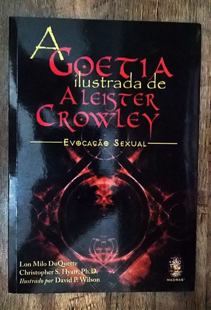 A Goetia Ilustrada De Aleister Crowley Evocação Sexual Livro Madras Nunca Usado 14307766