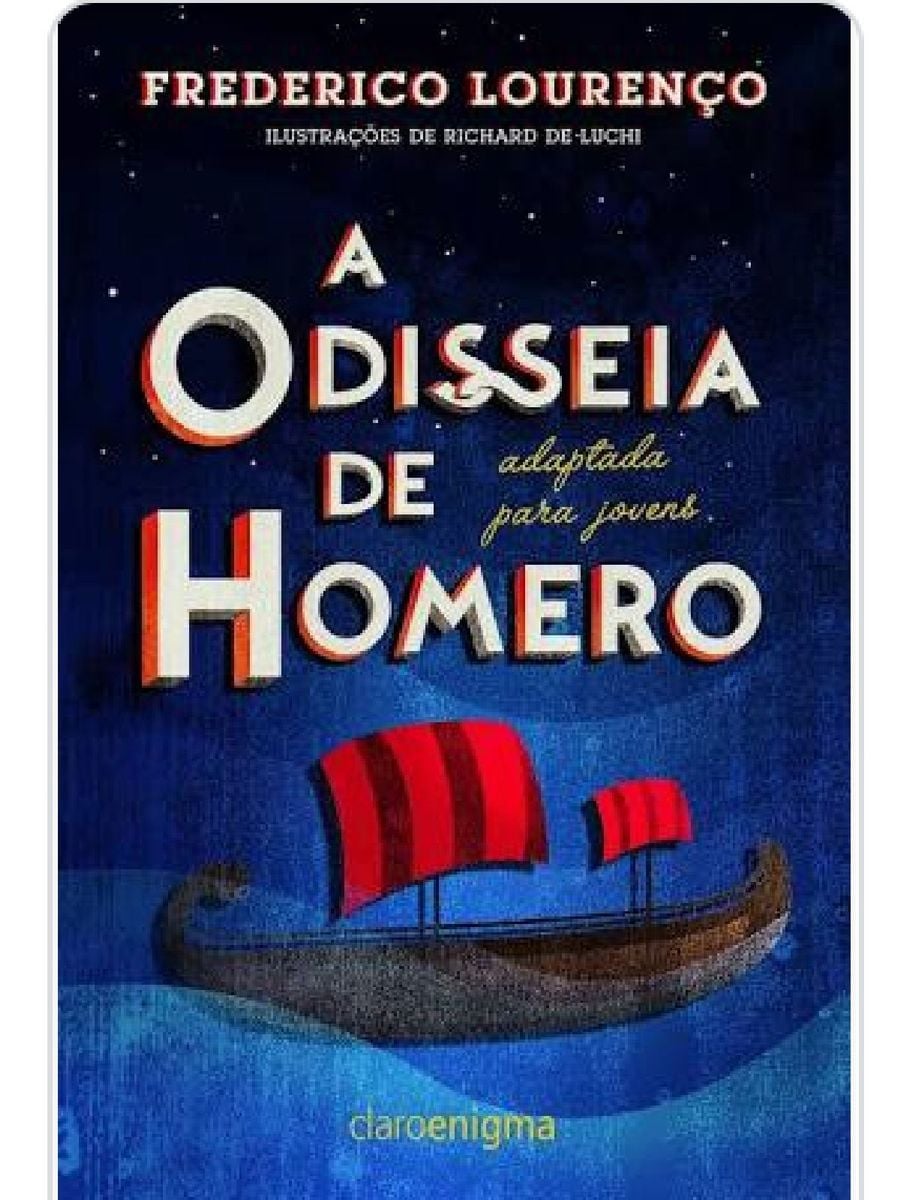A Odisseia de Homero Adaptada para Jovens | Livro Claro Enigma; 1ª ...