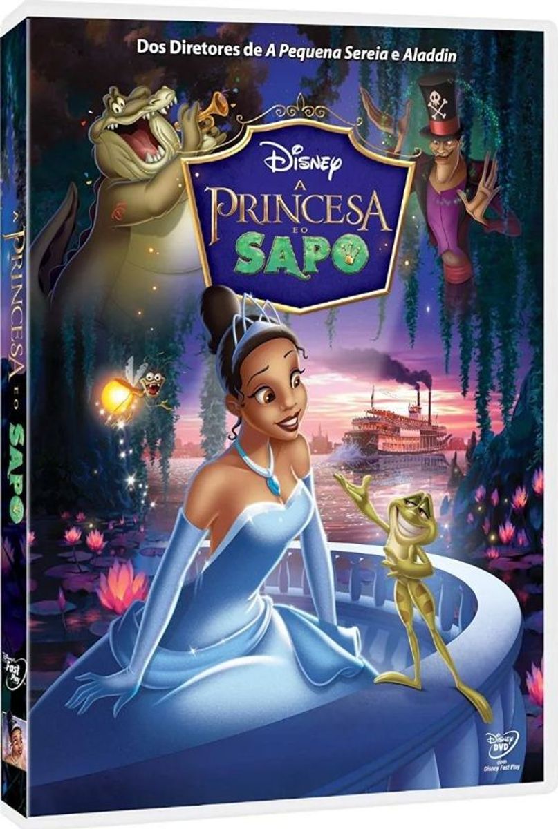 A Princesa e O Sapo Dvd Animação Walt Disney Original Lacrado Dublado ...