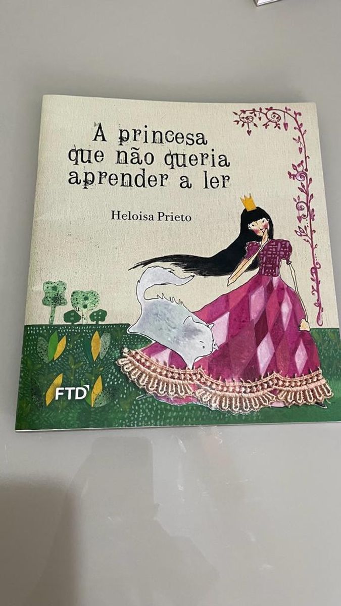 A Princesa Que Não Queria Aprender a Ler | Item Infantil Ftd Usado ...