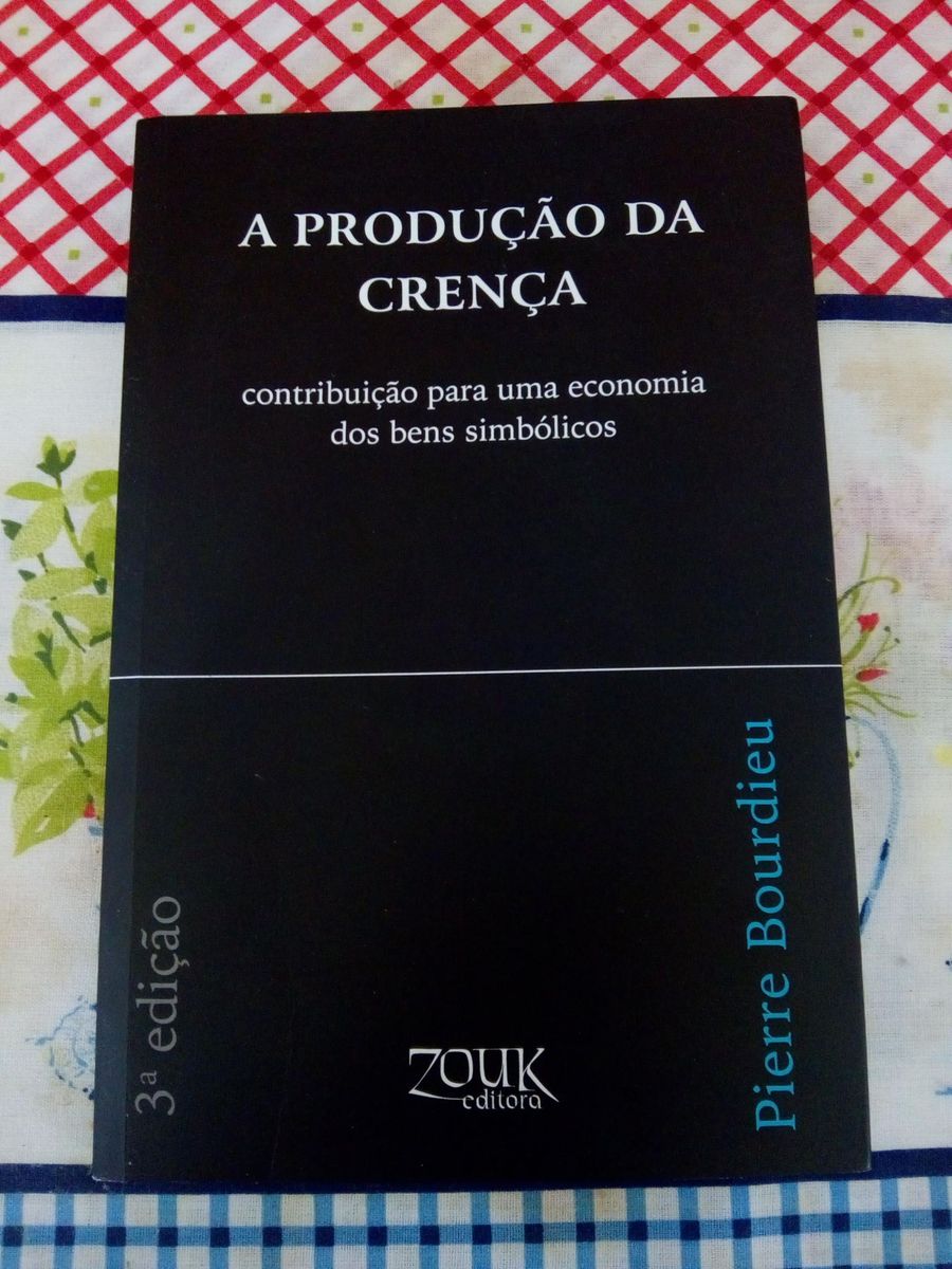 A Produção da Crença | Livro Editora Zouk Nunca Usado 35052520 | enjoei