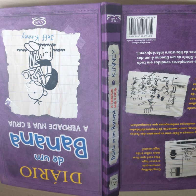 a Verdade Nua e Crua - Número 5 Diário de Um Banana, Livro V&R Usado  92729805