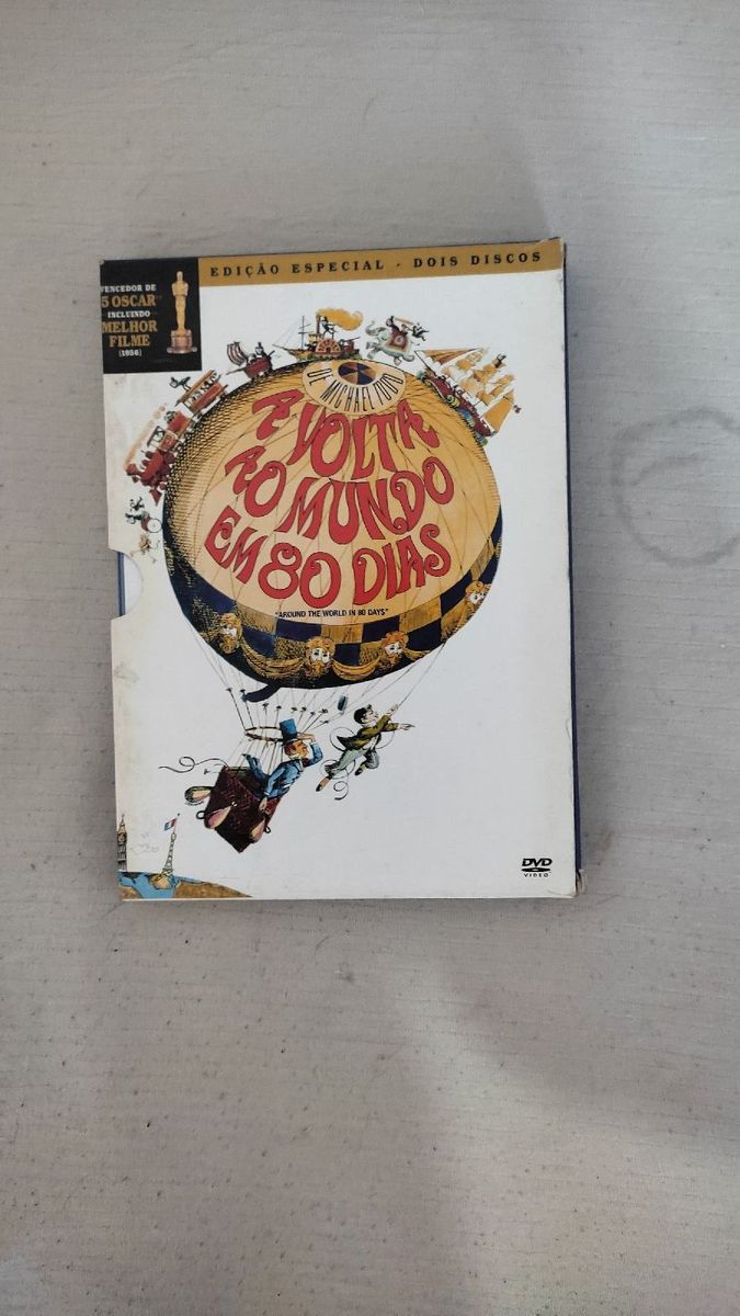 a Volta Ao Mundo em 80 Dias - ( Dvd Duplo ) | Warner Bros Usado