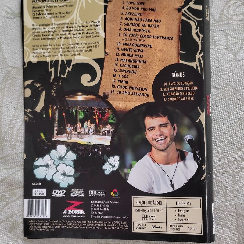 a Zorra - 10 Anos ( Dvd ) | Caco Music Usado 107521254 | enjoei