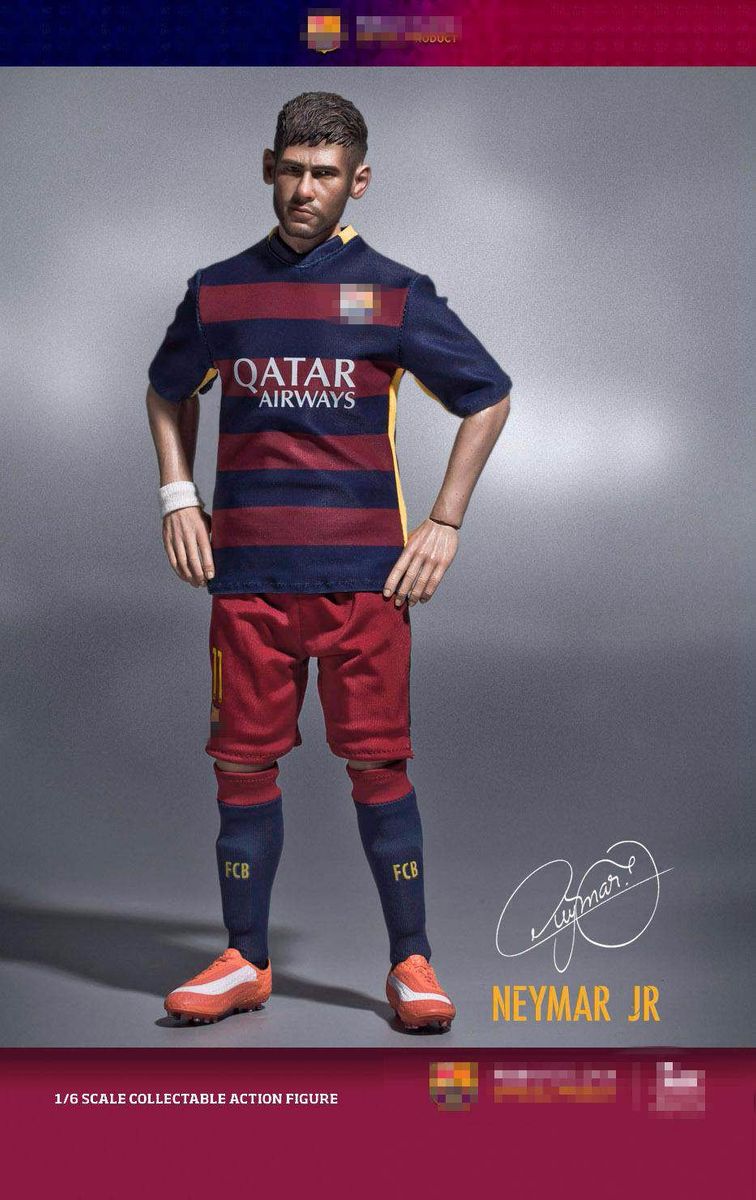 Action Figure Barcelona Fc Neymar Jr Zc World Toys Importado