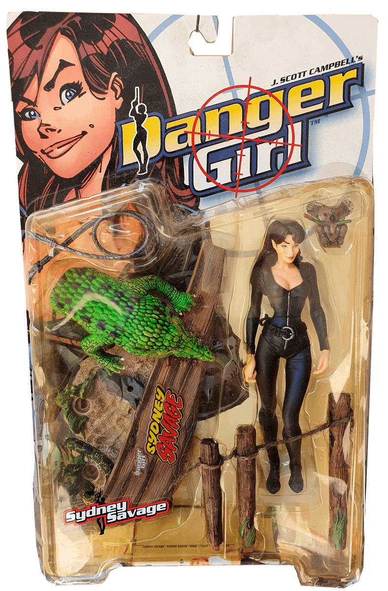 Action Figure Danger Girl Sydney Savgage Mcfarlane Toys Brinquedo