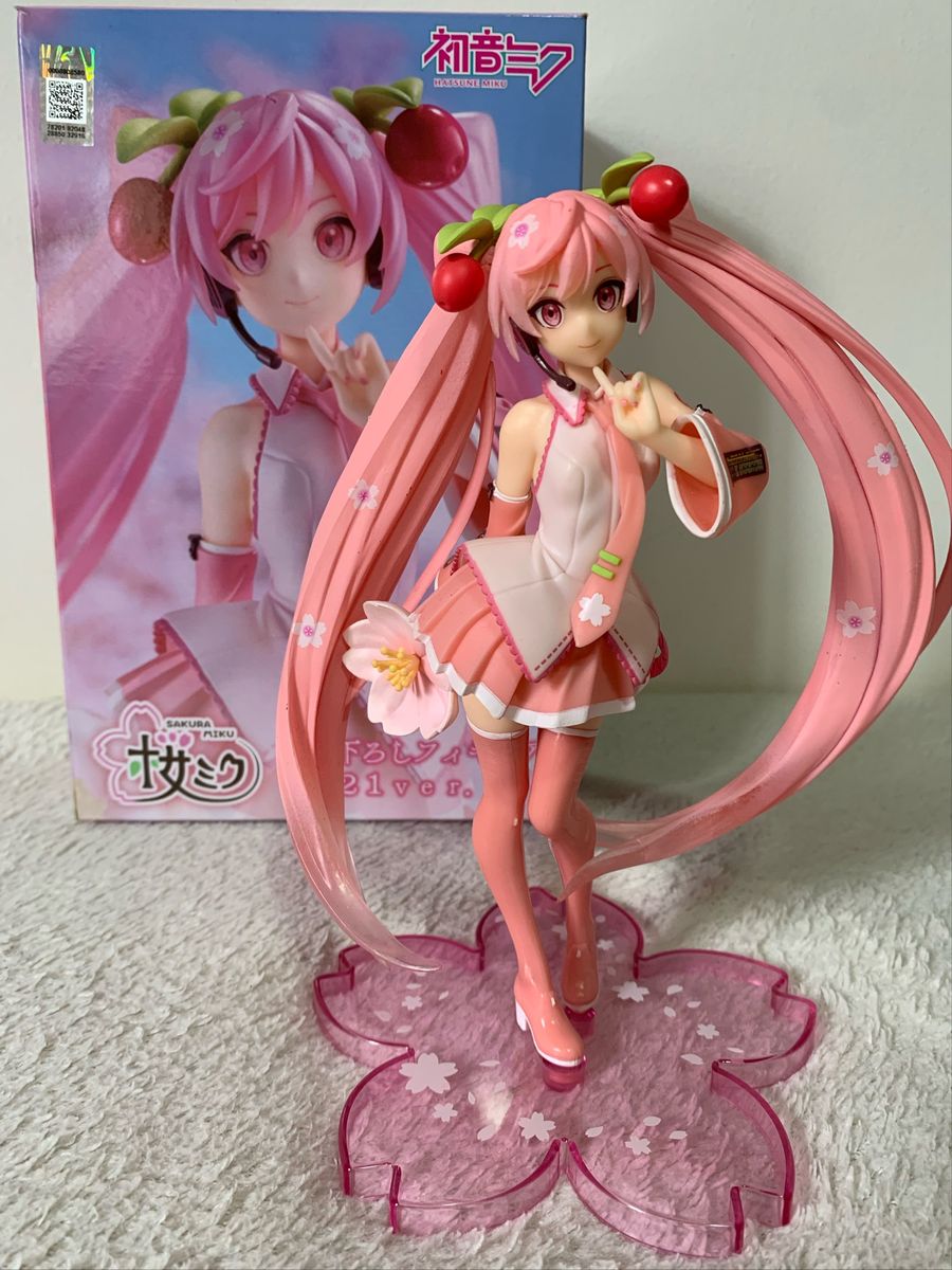 Boneca Anime Hatsune Miku Sakura kawaii - Ponto Tem