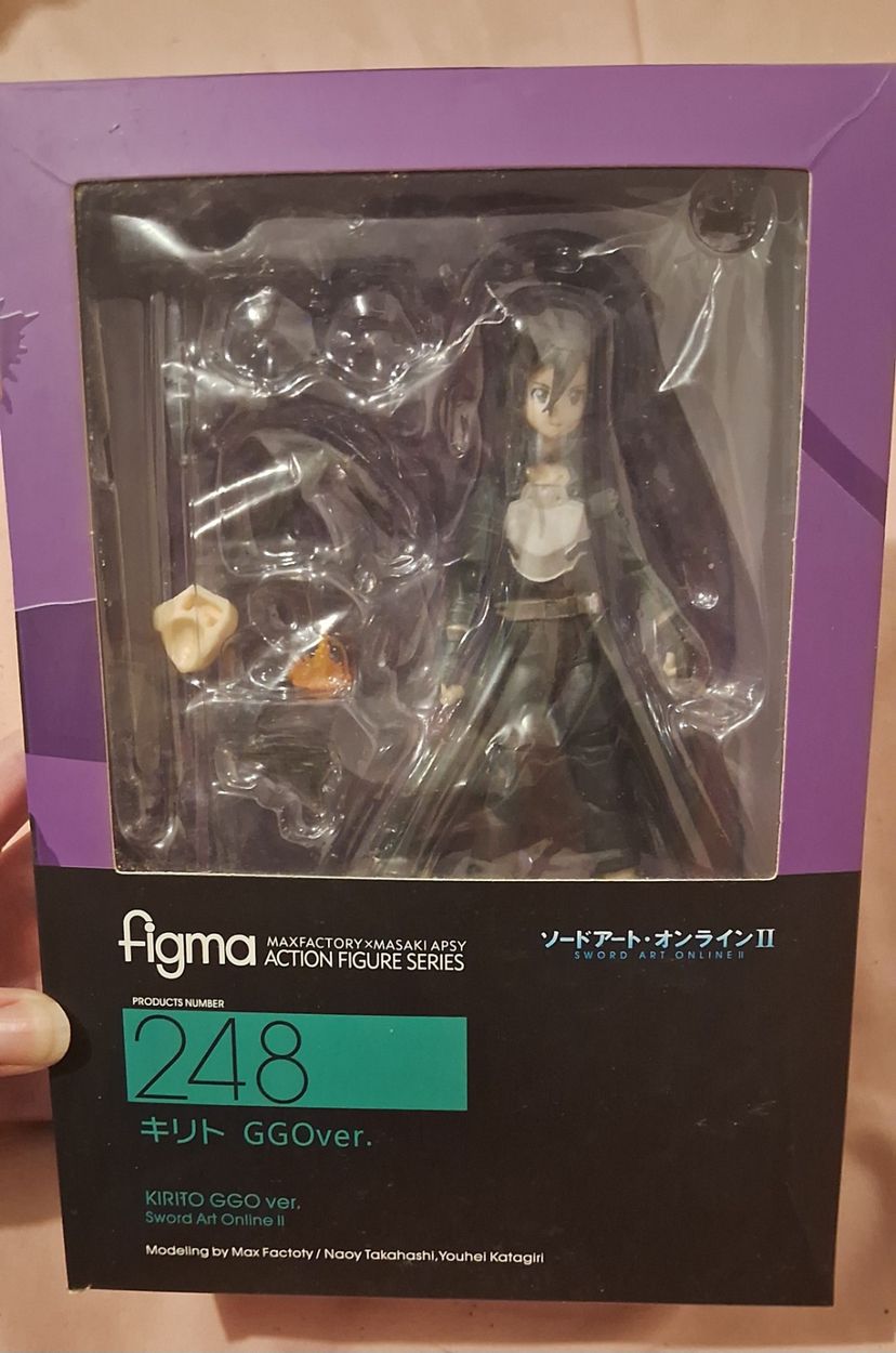 Action Figure - Kirito Sword Art Online Ggo - Original Figma 248 ...