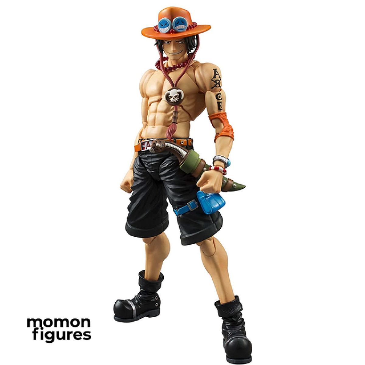 Action Figure One Piece Portgas D. Ace Articulado Móvel p/ Casa
