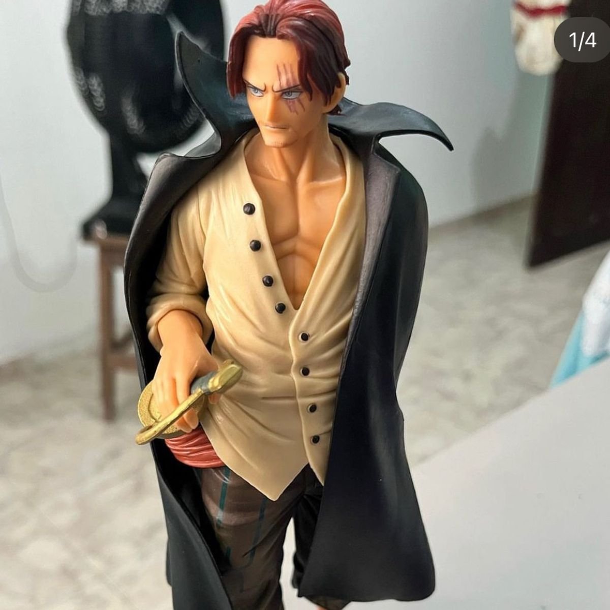 Action Figure Shanks Master Stars One Piece Banpresto 26cm