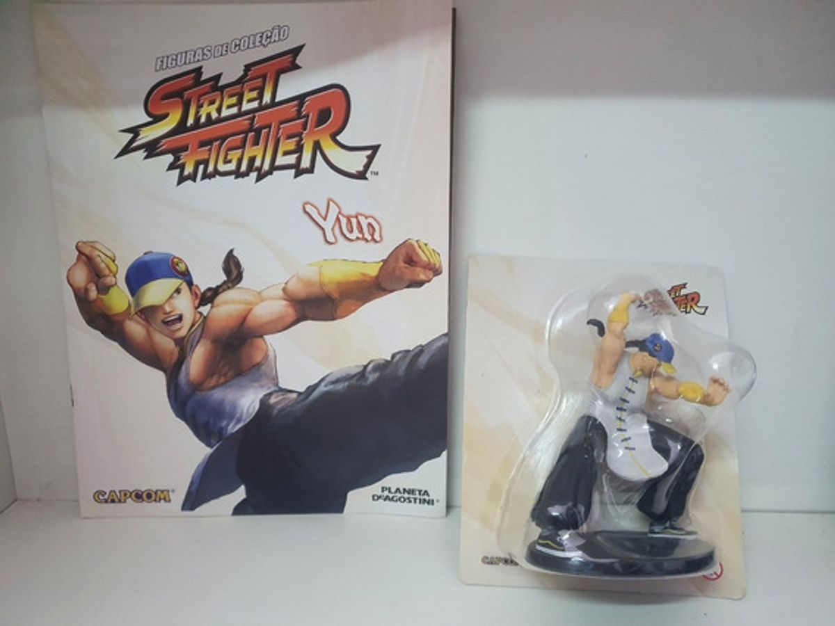 Action Figure Street Fighter - Yun Edição 35 - Planeta Deagostini ...