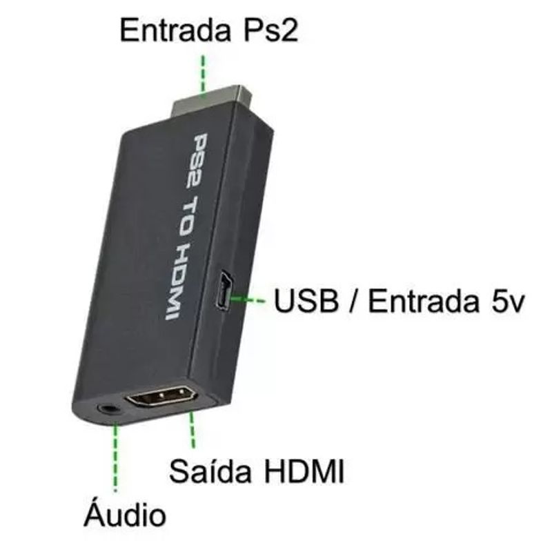 Adaptador PS2 a HDMI