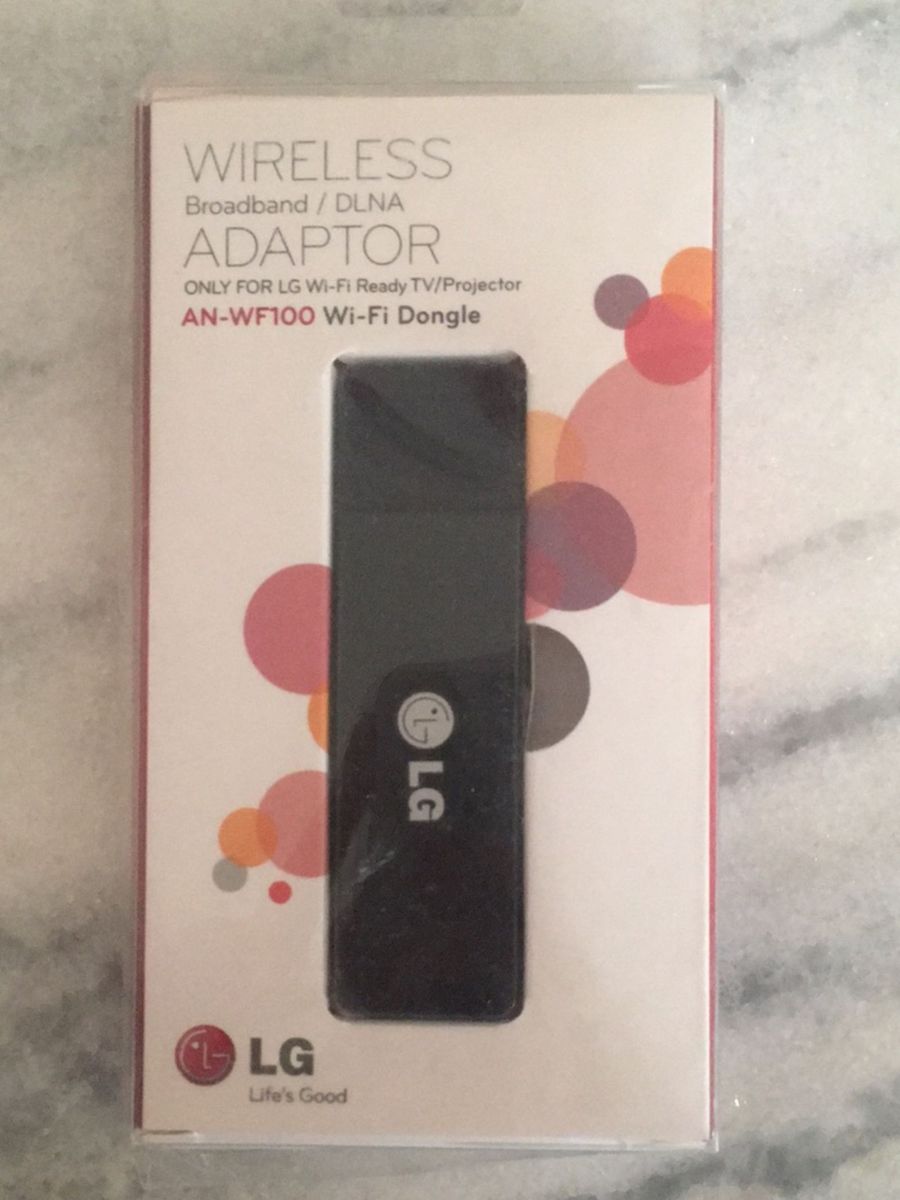Adaptador Wifi Usb Dongle para Tv Lg Wireless An-wf100 Smart | TV e ...