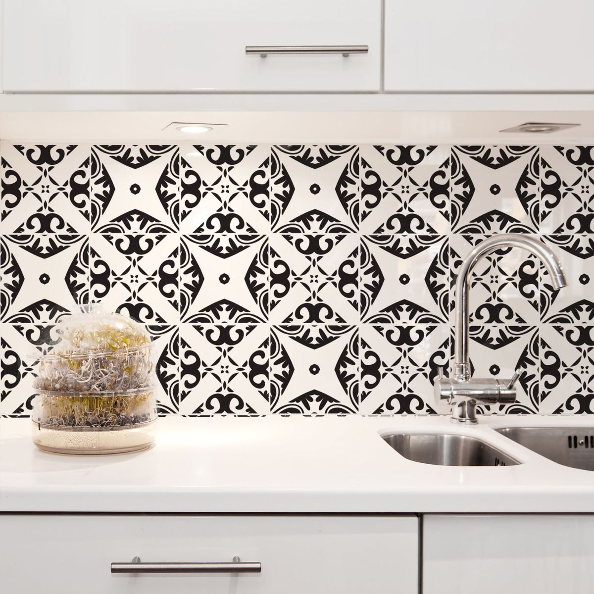 Featured image of post Adesivo Para Azulejo De Cozinha 20X20 De forma muito simples r pida e barata voc ir promover a renova o da sua decora o