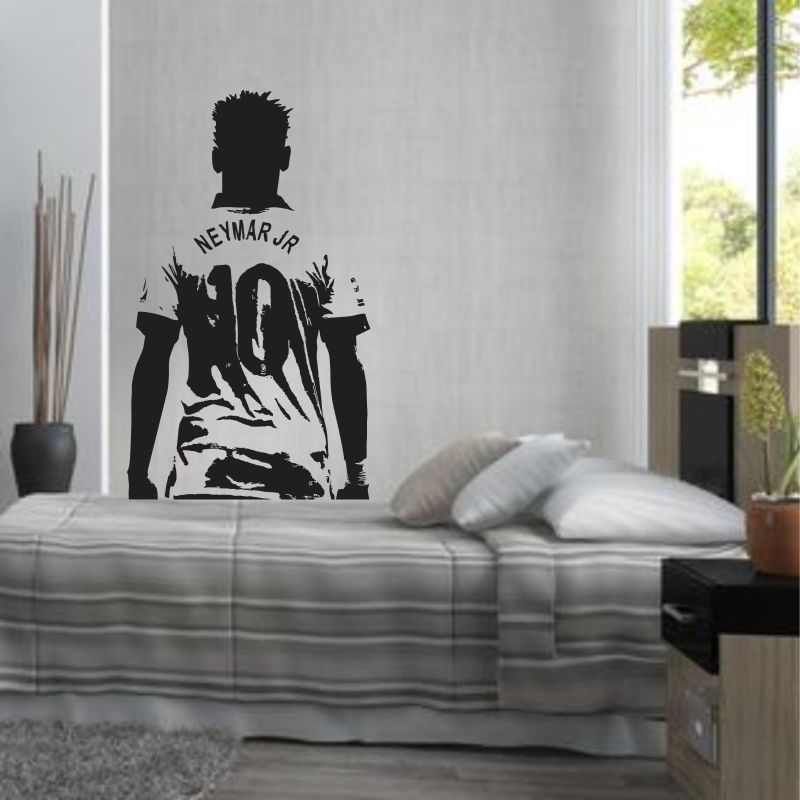 Neymar Barcelona Jogador de Futebol Parede Adesivos Sala Decoração