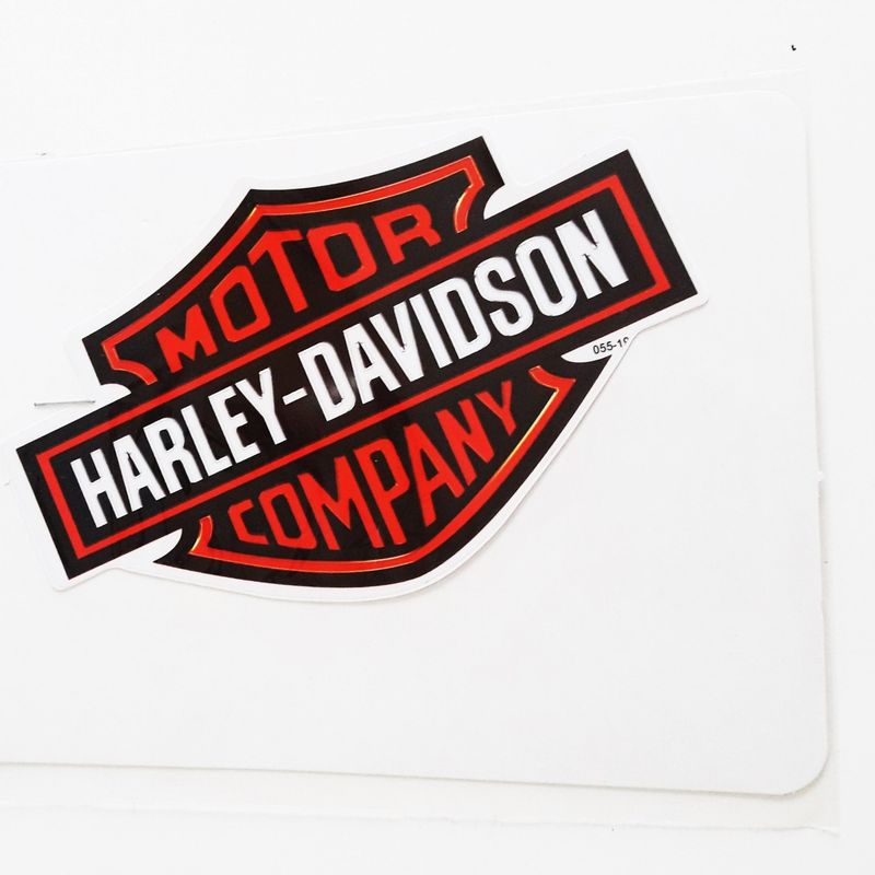 Adesivo Harley Davidson Resinado Moto Capacete Carro, Item de Papelaria  Nunca Usado 93208310