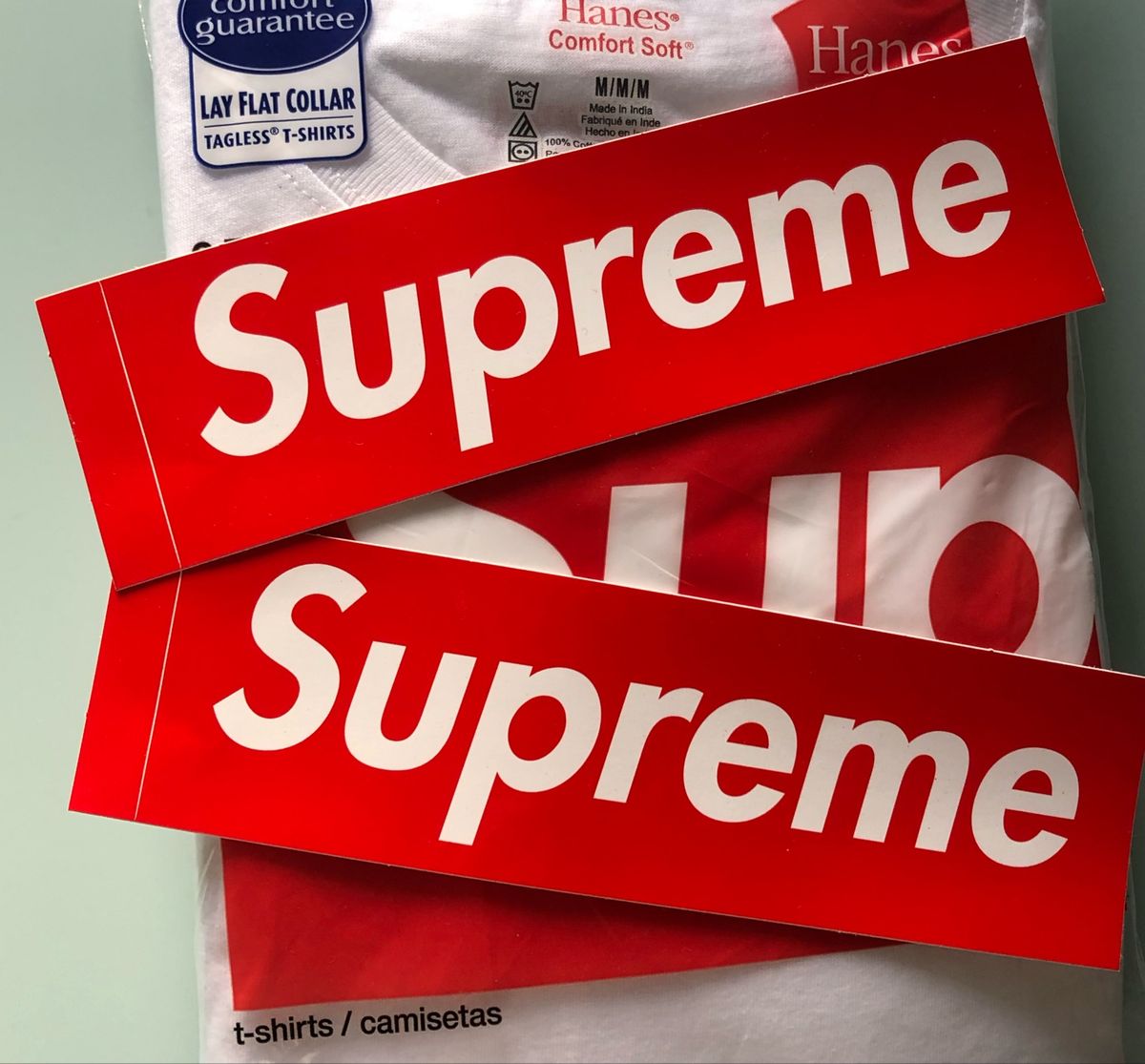 Adesivo Original Supreme Box Logo Item de Papelaria Supreme Nunca