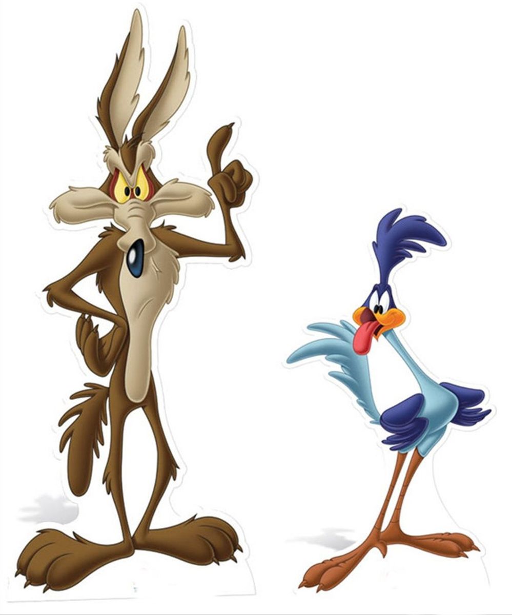 Adesivo - Papaleguas e Coiote - Art & Decor - 33 Cm X 48 Cm | Item de