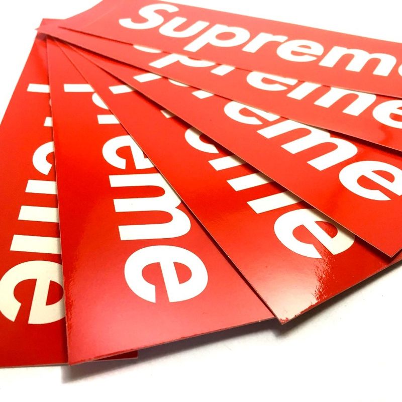 Adesivo Supreme Boxlogo Tradicional Vermelha | Supreme Nunca Usado