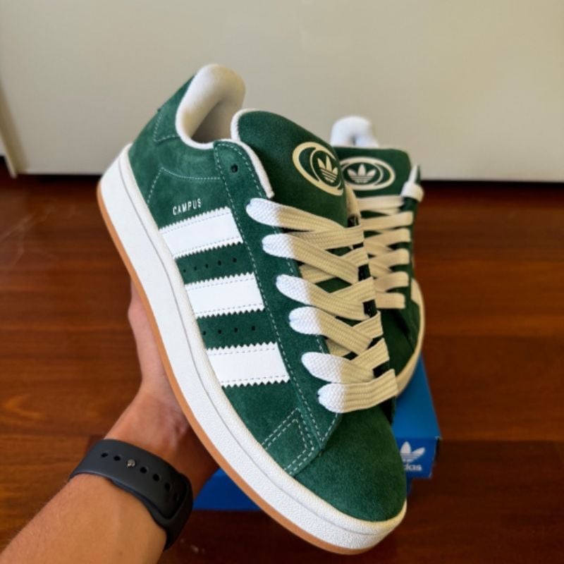 Adidas campus verde hotsell