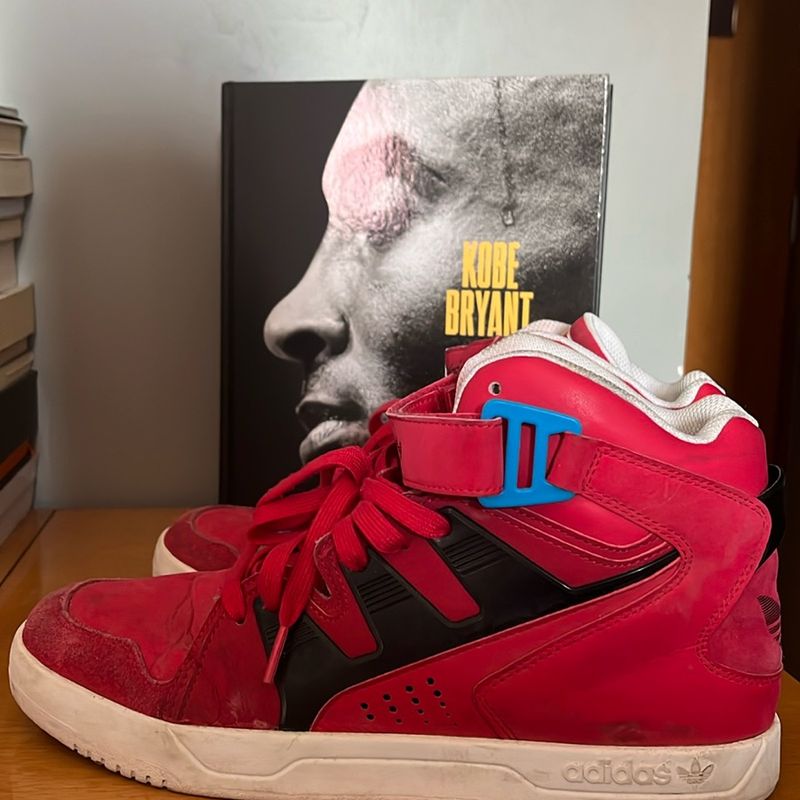 Adidas Cano Alto Vermelho Adidas Usado 109245462 enjoei