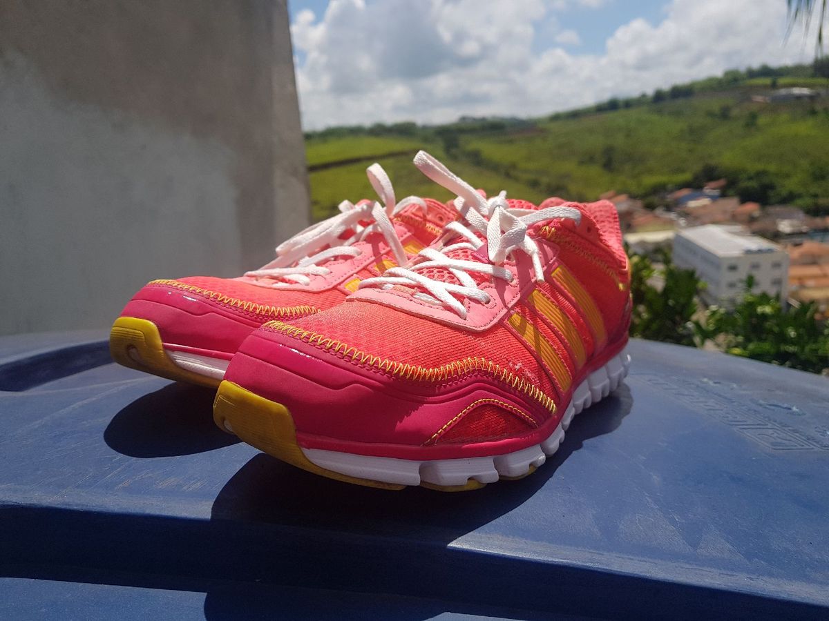 tenis adidas climacool feminino rosa