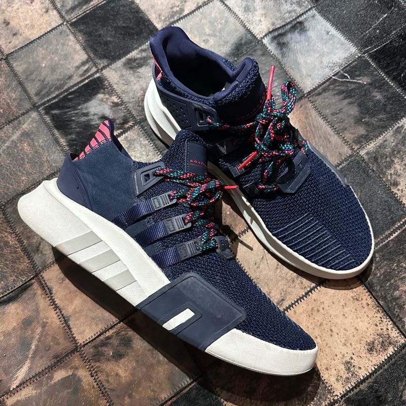 Tênis Adidas Eqt Bask Adv Cq2996 Azul Marinho Branco Adidas