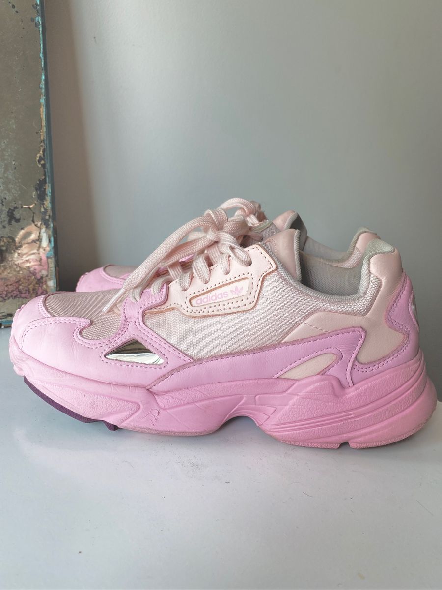 Adidas Falcon Desejo Rosa | TÃªnis Feminino Adidas Usado 48008772 | enjoei