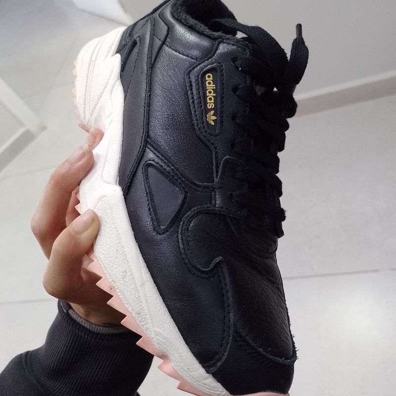 Adidas Falcon Trail de Couro, Original Adidas Usado 74464436 - Main Image