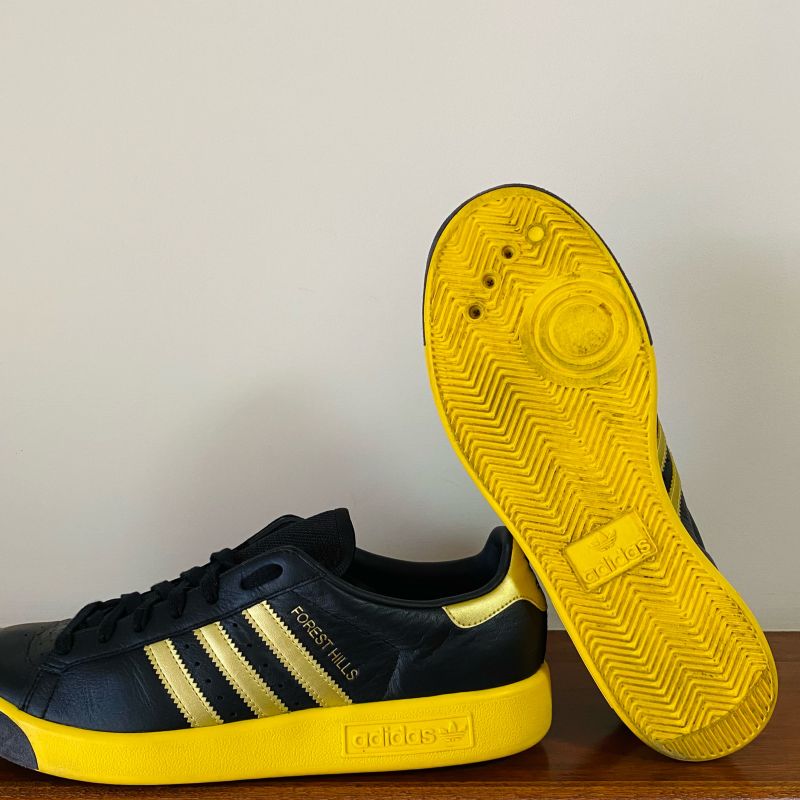 Adidas forest hills black gold online