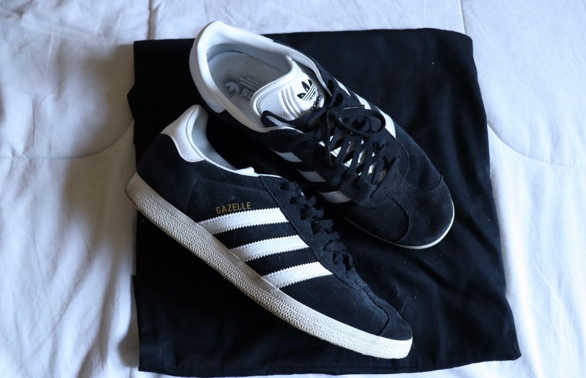 Adidas gazelle outlet azul 44