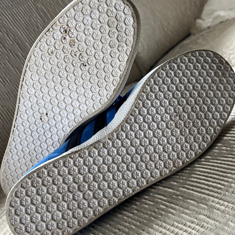 Adidas Gazelle Azul Turquesa com Preto | Adidas Usado 106326621