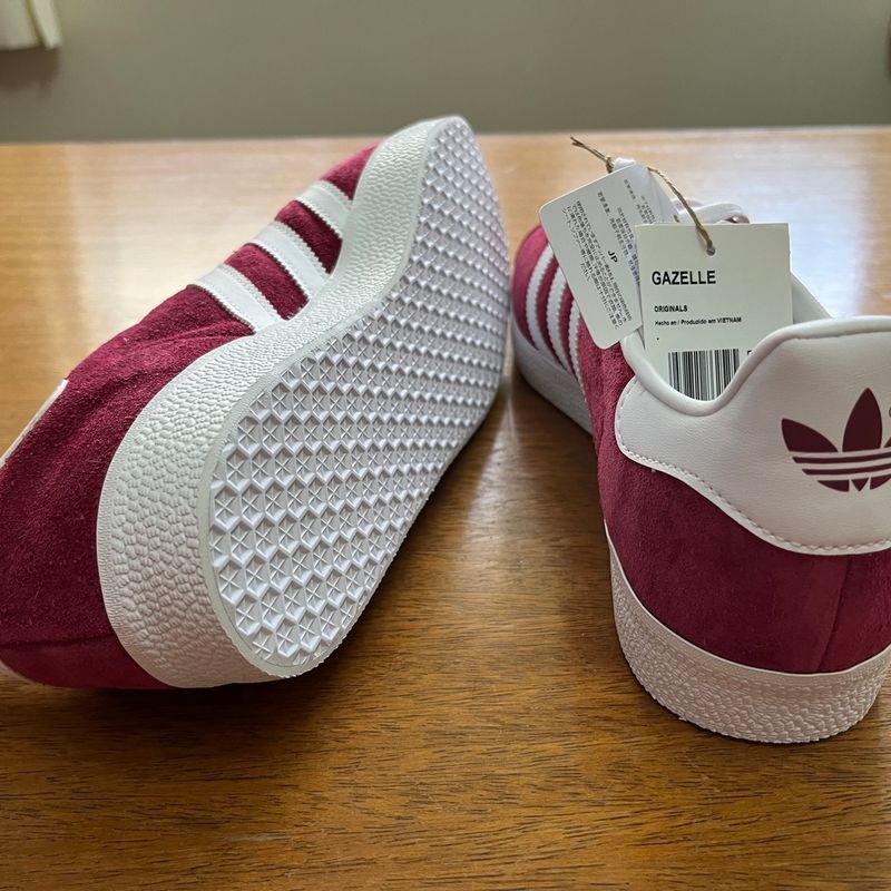 Adidas gazelle og clearance rouge bordeaux